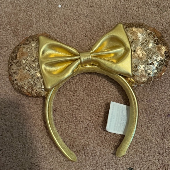 Disney Accessories - Disney Parks Hidden Mickey Gold Sequin Ears